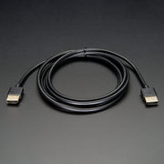 Slim HDMI Cable - 6 feet long by Adafruit - The Pi Hut