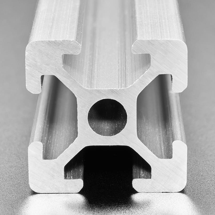 Slotted Aluminium Extrusion - 20mm x 20mm - 610mm long by Adafruit - The Pi Hut