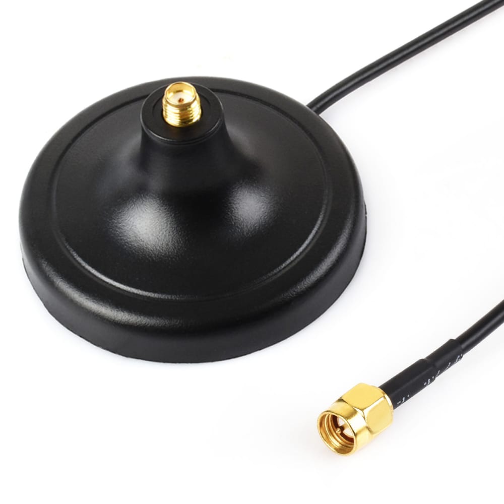 SMA Magnetic Mount Antenna Base with 3m Cable by Waveshare - The Pi Hut