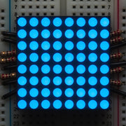 Small 1.2" 8x8 Ultra Bright Blue LED Matrix (KWM-30881CBB) by Adafruit - The Pi Hut