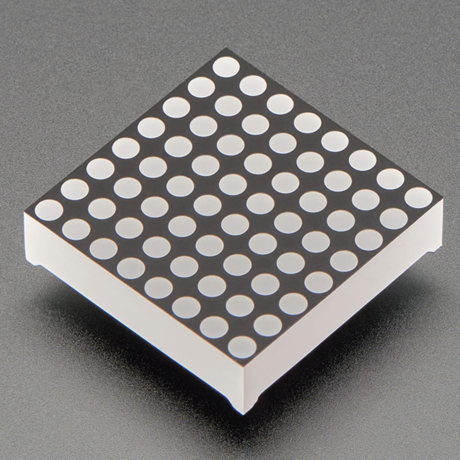 Small 1.2" 8x8 Ultra Bright Blue LED Matrix (KWM-30881CBB) by Adafruit - The Pi Hut