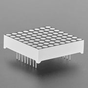 Small 1.2" 8x8 Ultra Bright Blue LED Matrix (KWM-30881CBB) by Adafruit - The Pi Hut