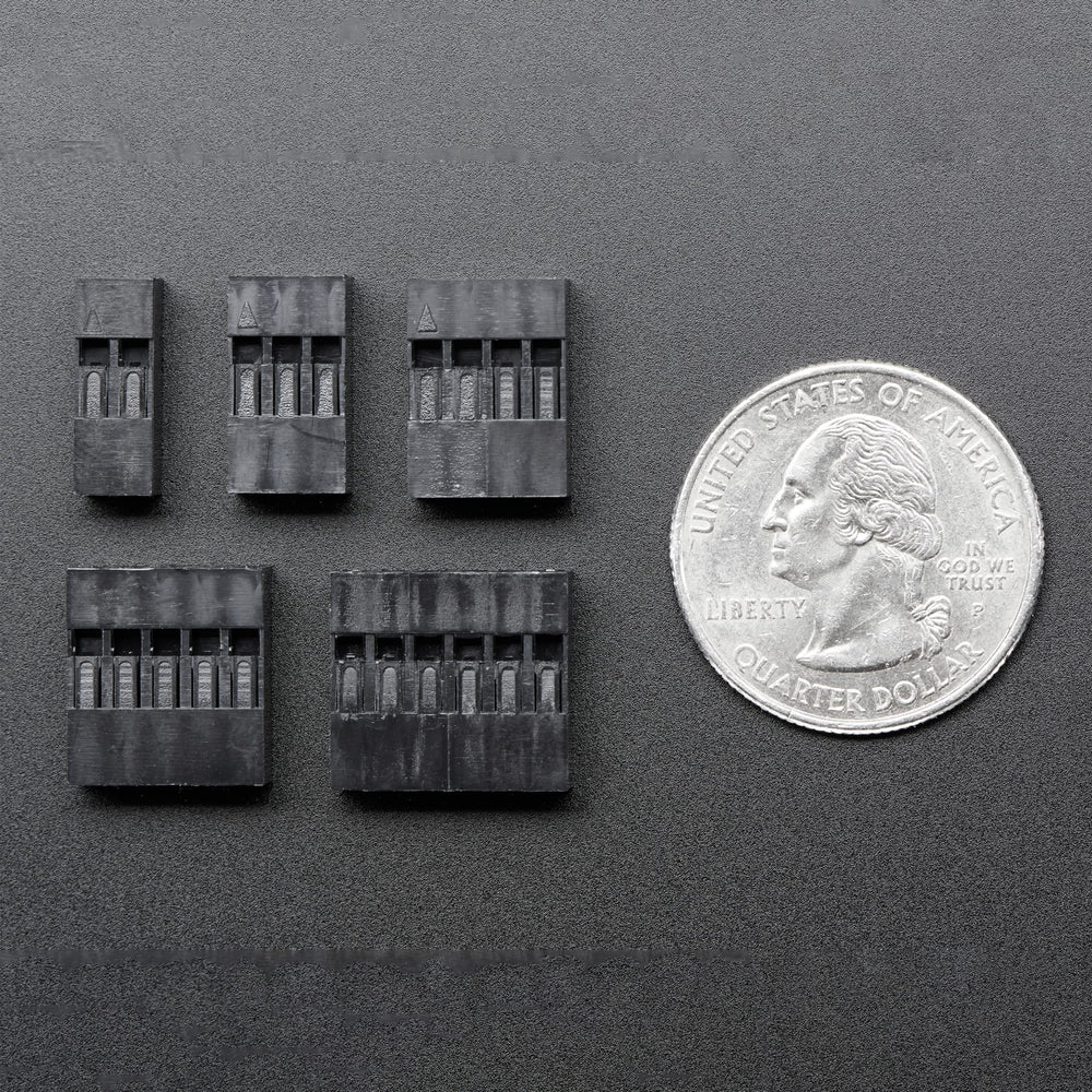 Small Dual Row Wire Housing Pack for DIY Jumper Cables by Adafruit - The Pi Hut