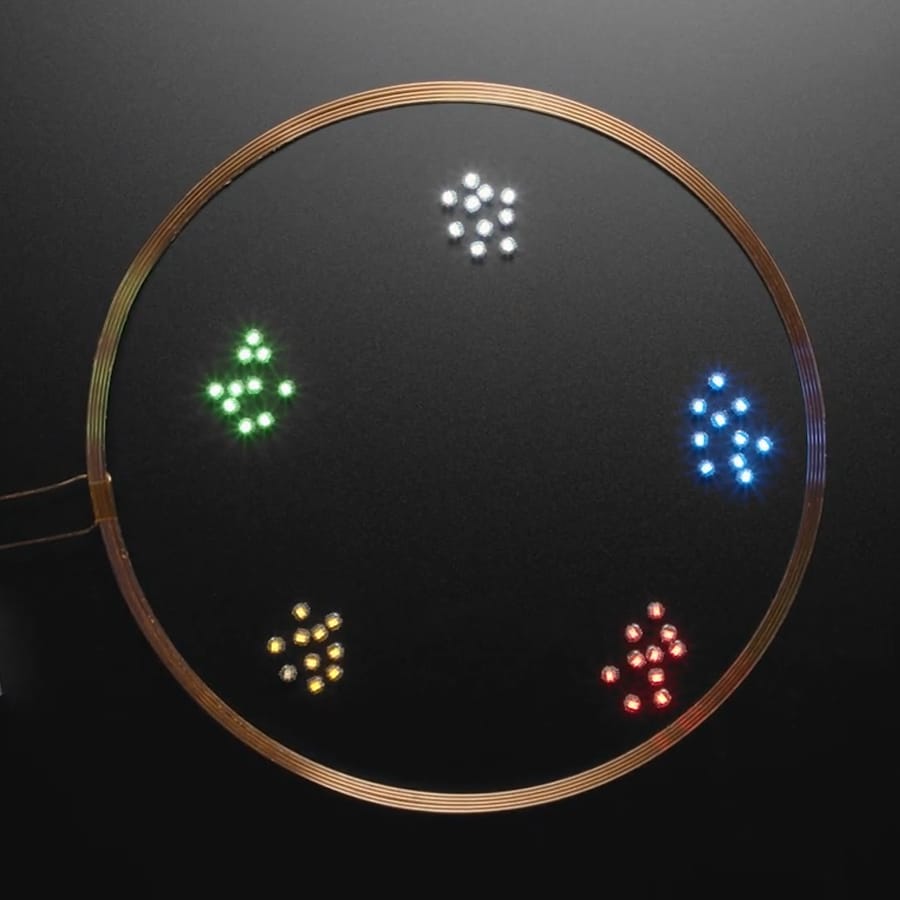 Small Inductive Wireless LEDs - 10 Pack - White by Adafruit - The Pi Hut