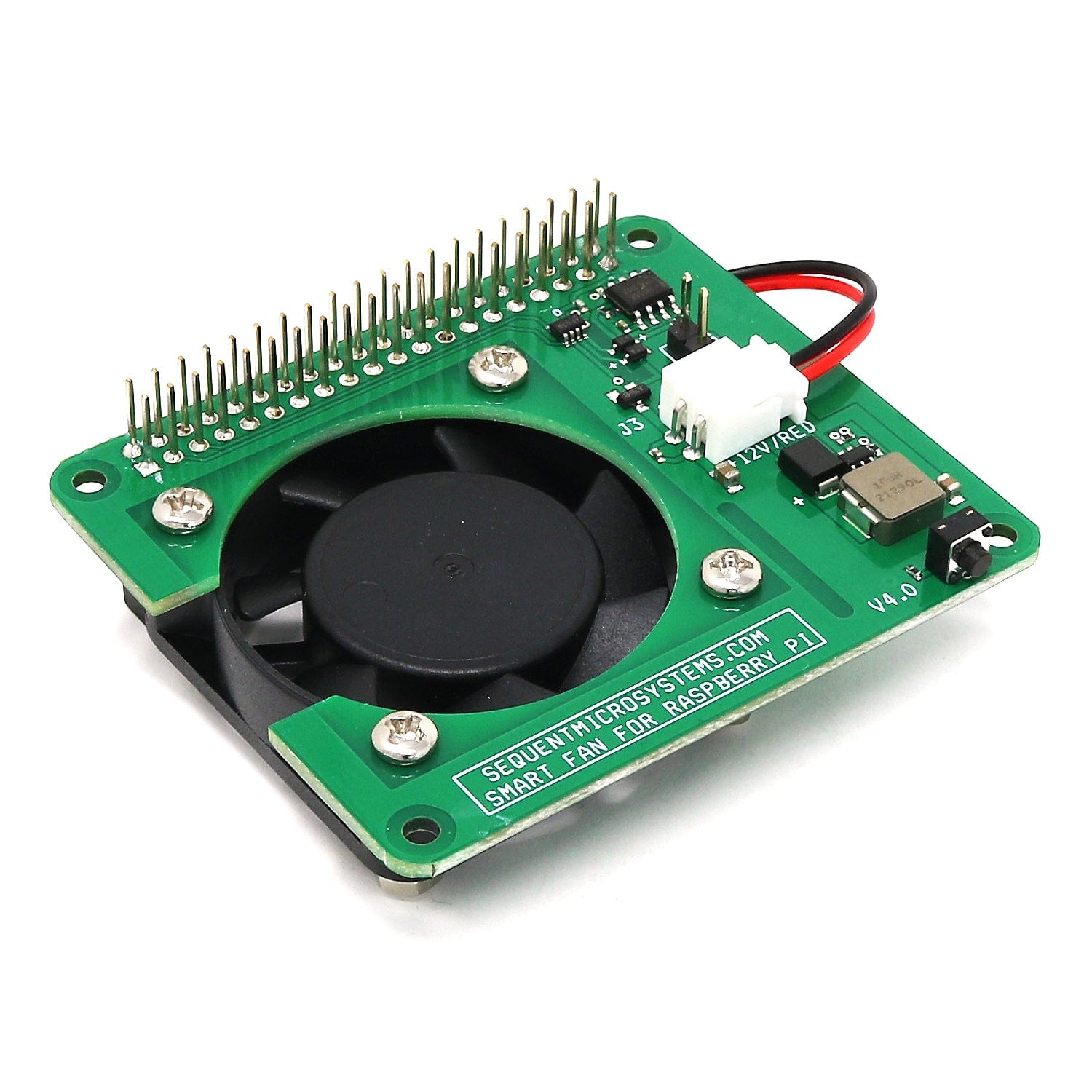 Smart Fan HAT for Raspberry Pi V4.0 - The Pi Hut