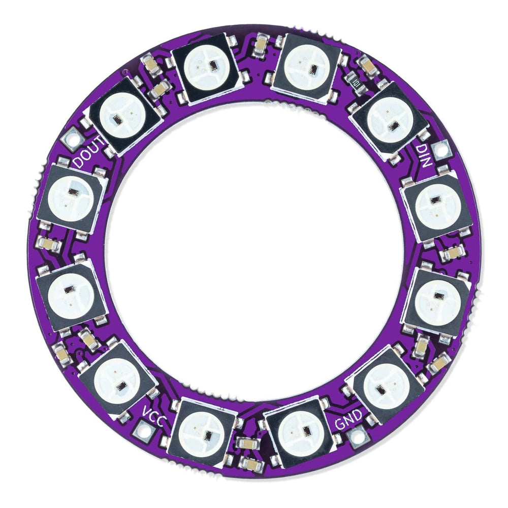 Smart LED WS2812B Ring12 by Soldered Electronics - The Pi Hut