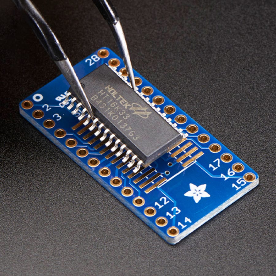 SMT Breakout PCB for SOIC-28 or TSSOP-28 - 3 Pack!