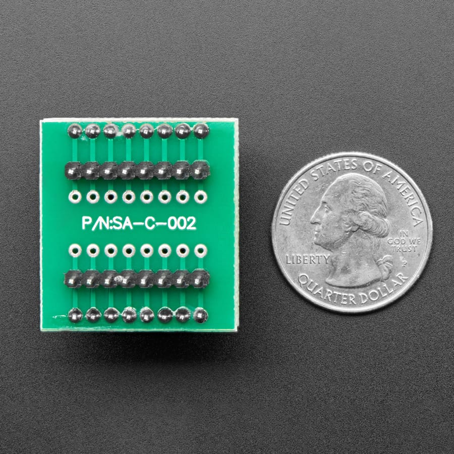 SMT Test Socket - SOIC-16 Narrow Breakout by Adafruit - The Pi Hut