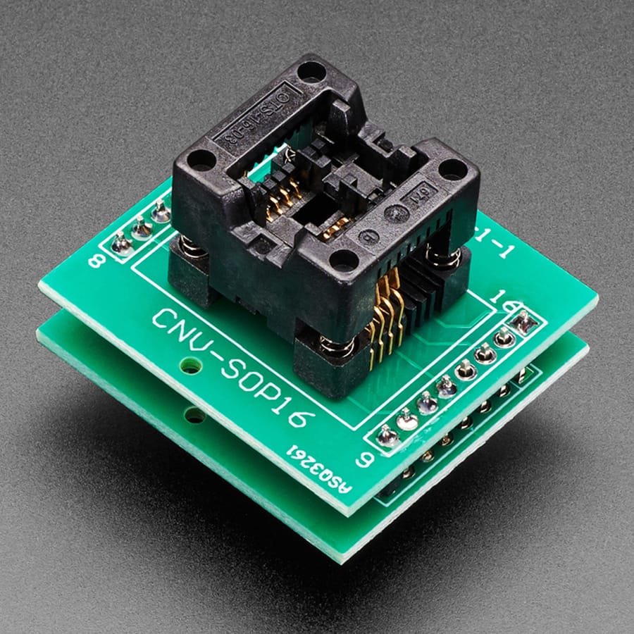 SMT Test Socket - SOIC-8 Narrow Breakout by Adafruit - The Pi Hut
