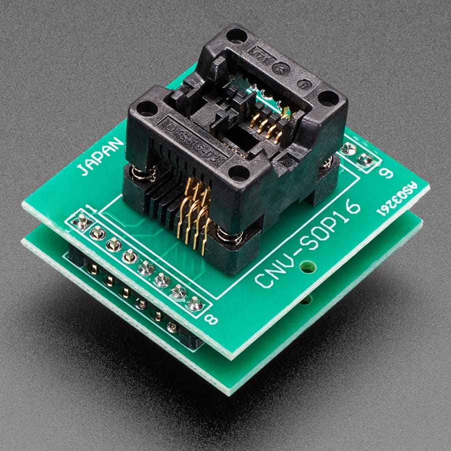 SMT Test Socket - SOIC-8 Narrow Breakout by Adafruit - The Pi Hut