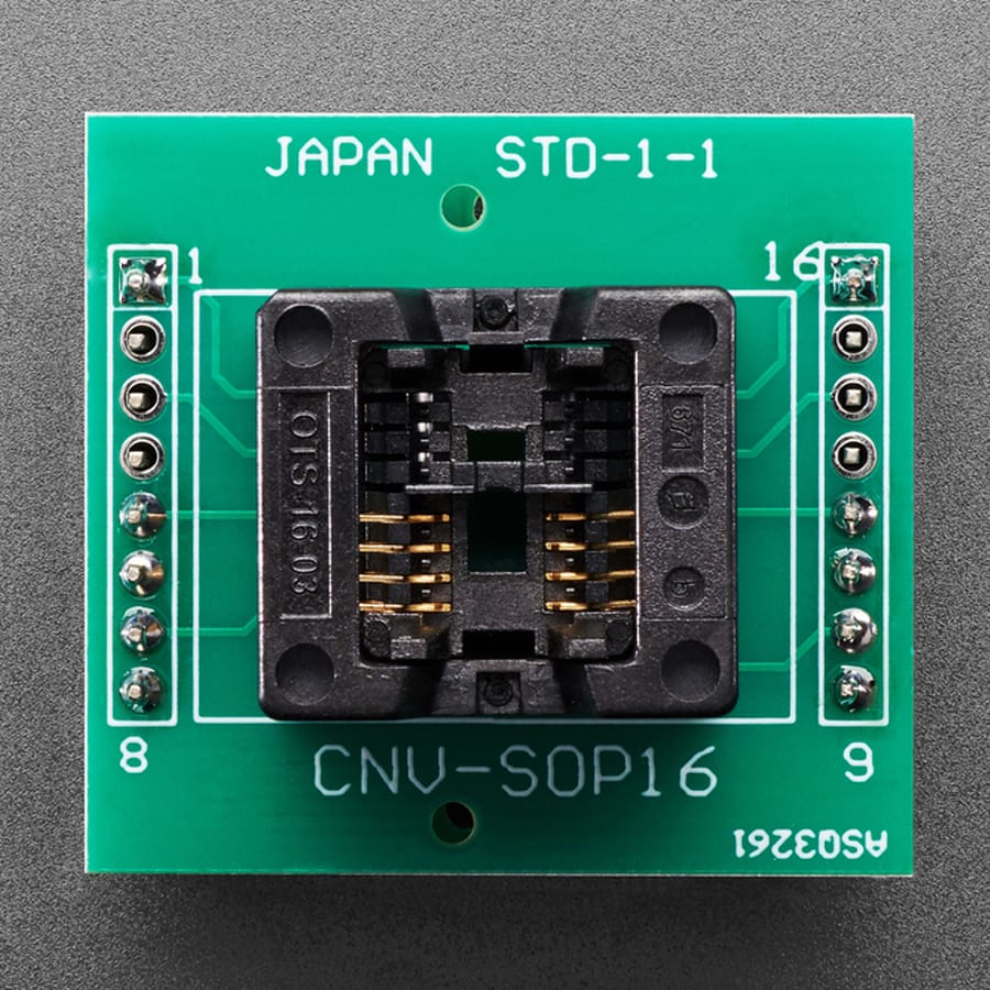 SMT Test Socket - SOIC-8 Narrow Breakout by Adafruit - The Pi Hut