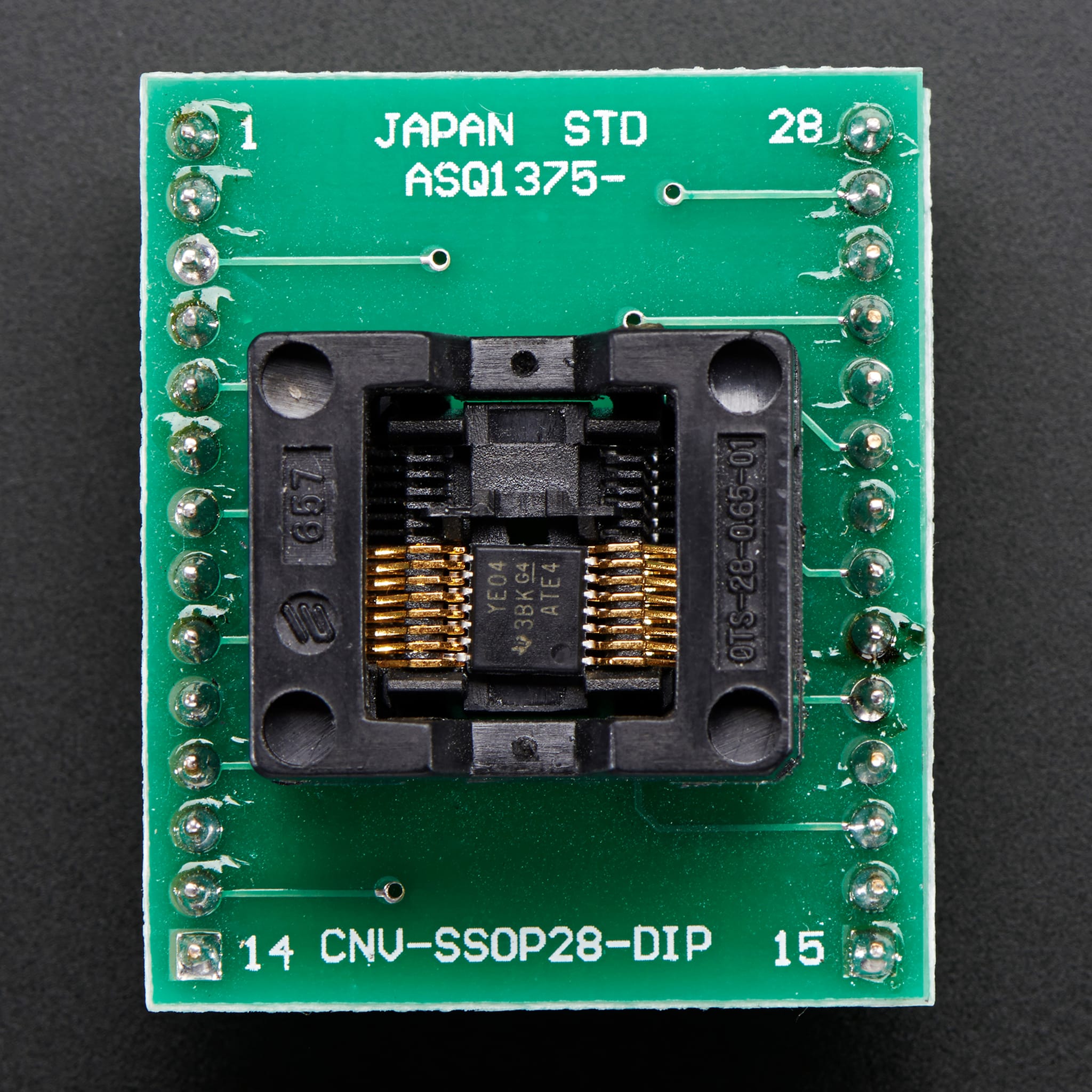 SMT Test Socket - TSSOP-16 by Adafruit - The Pi Hut