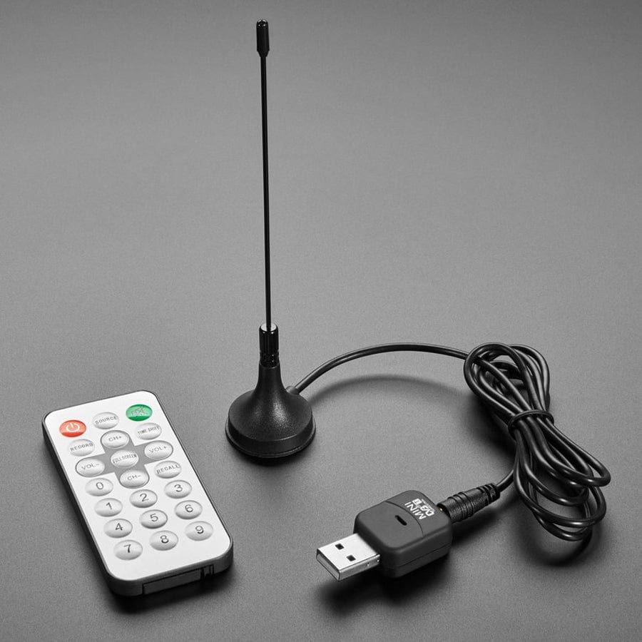 Software Defined Radio Receiver USB Stick - RTL2832 with FC0013 by Adafruit - The Pi Hut
