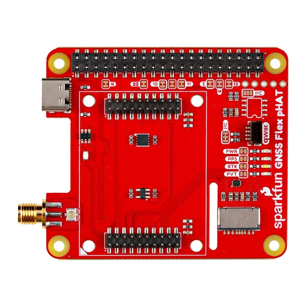 SparkFun GNSS Flex pHAT - DAN-F10N by Sparkfun - The Pi Hut