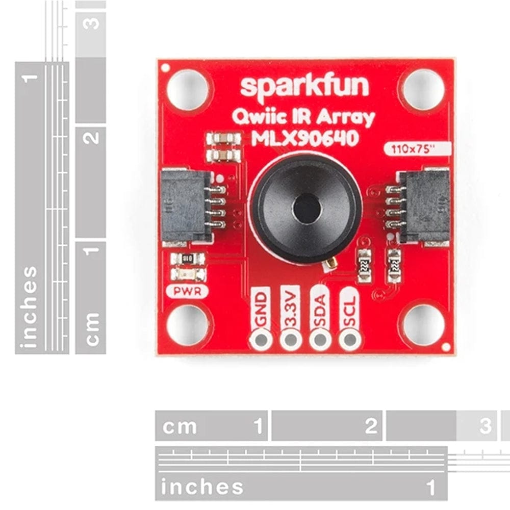 SparkFun IR Array Breakout - 110 Degree FOV, MLX90640 (Qwiic) by Sparkfun - The Pi Hut