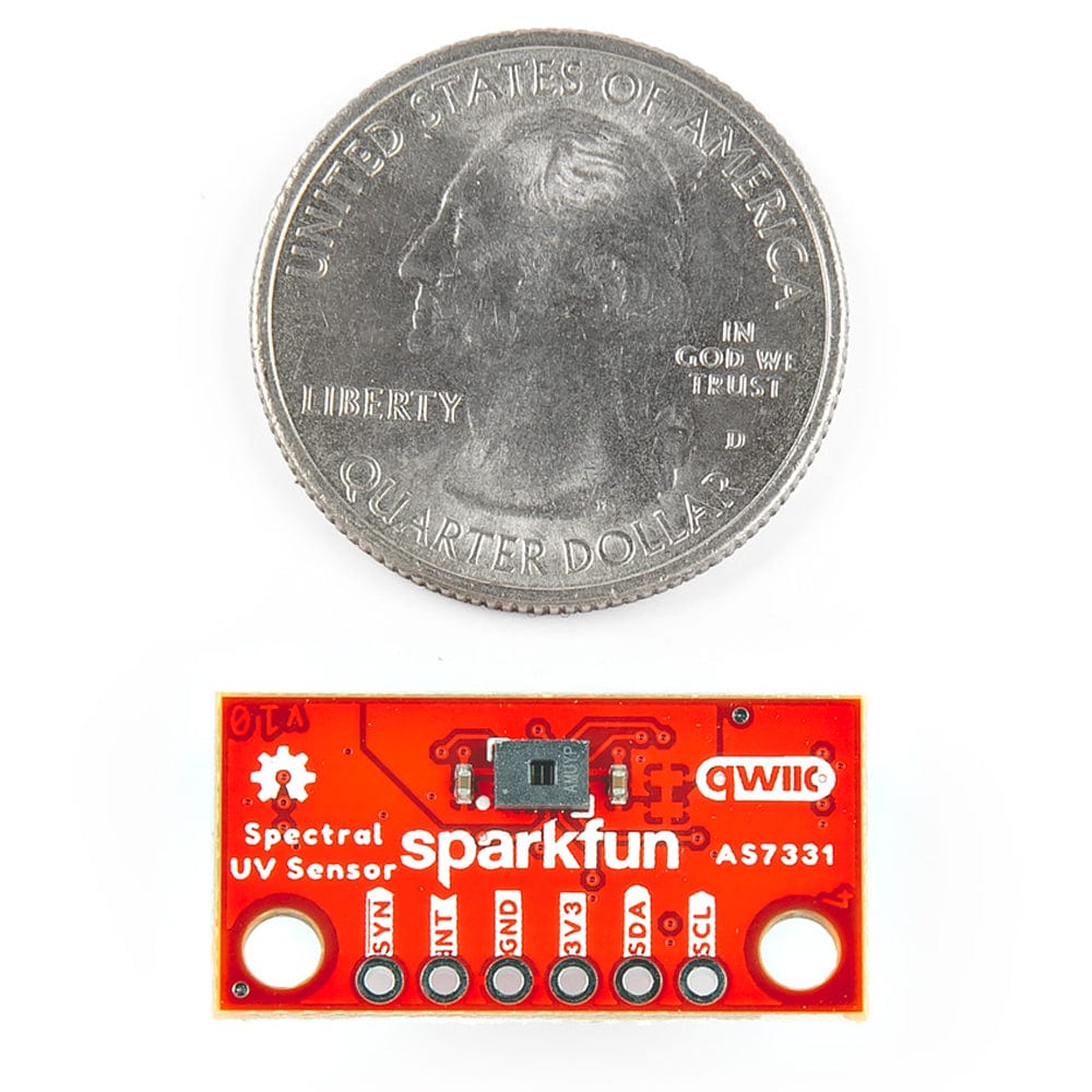 SparkFun Mini Spectral UV Sensor - AS7331 (Qwiic) - The Pi Hut