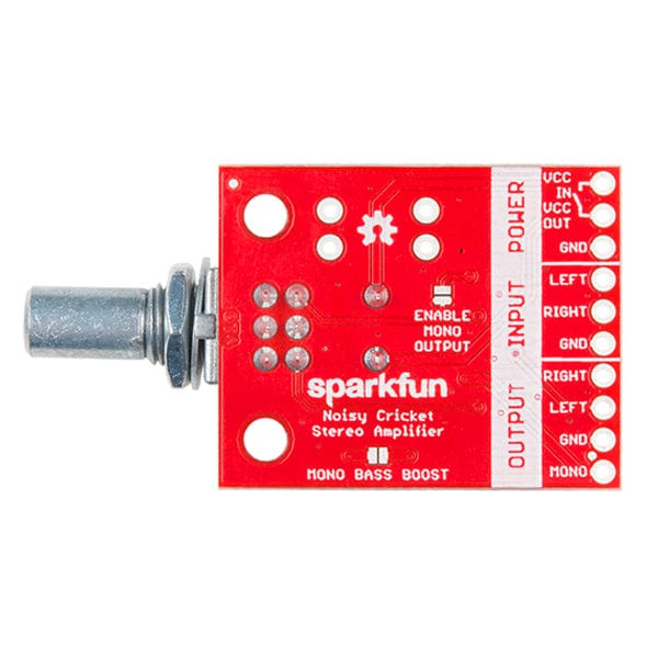 SparkFun Noisy Cricket Stereo Amplifier - 1.5W - The Pi Hut