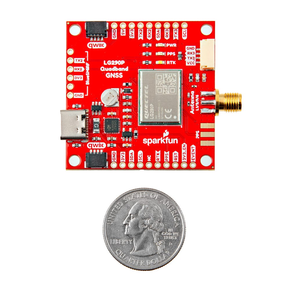 SparkFun Quadband GNSS RTK Breakout - LG290P (Qwiic)