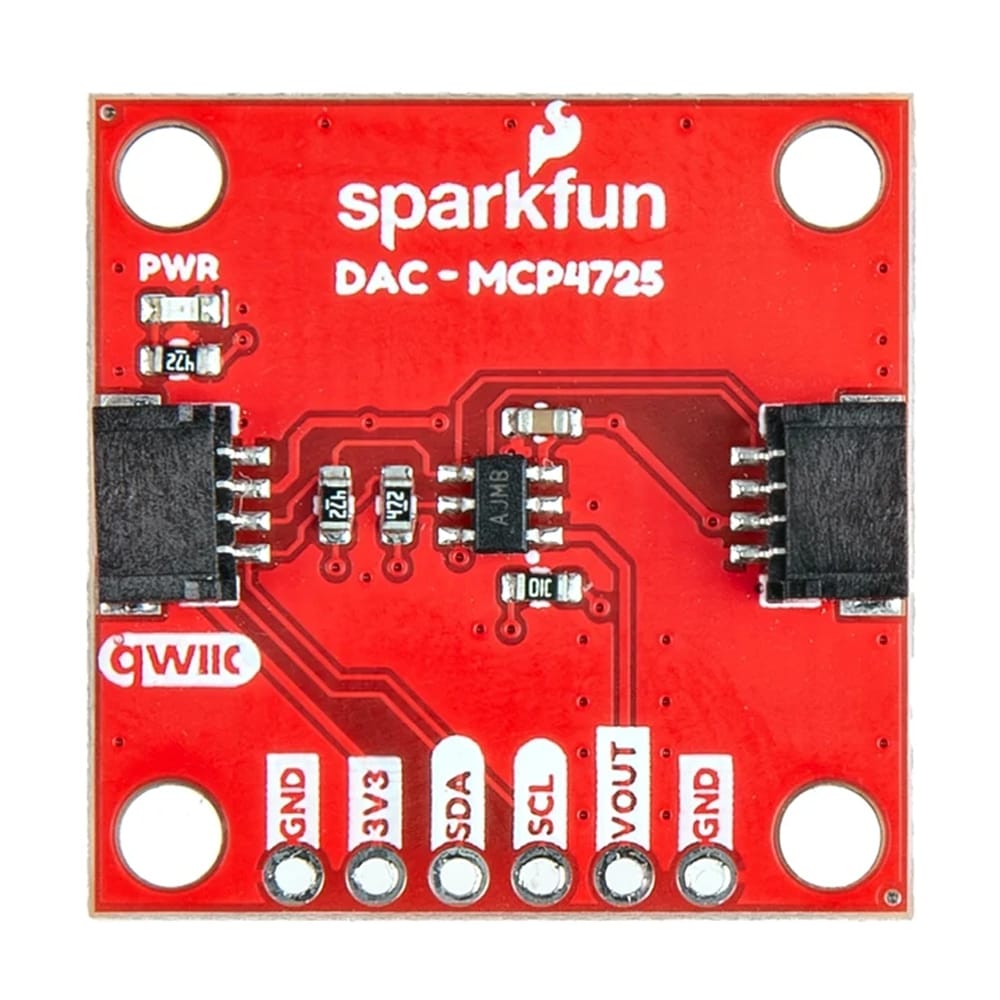 SparkFun Qwiic 12 Bit DAC Breakout - MCP4725 by Sparkfun - The Pi Hut