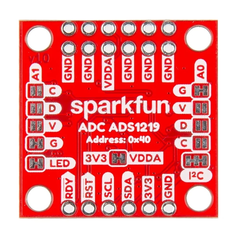 SparkFun Qwiic 24 Bit ADC - 4 Channel (ADS1219) by Sparkfun - The Pi Hut