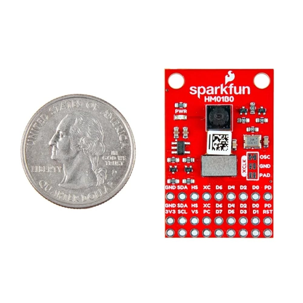 SparkFun Red Vision Camera Board - HM01B0 (Colour) by Sparkfun - The Pi Hut