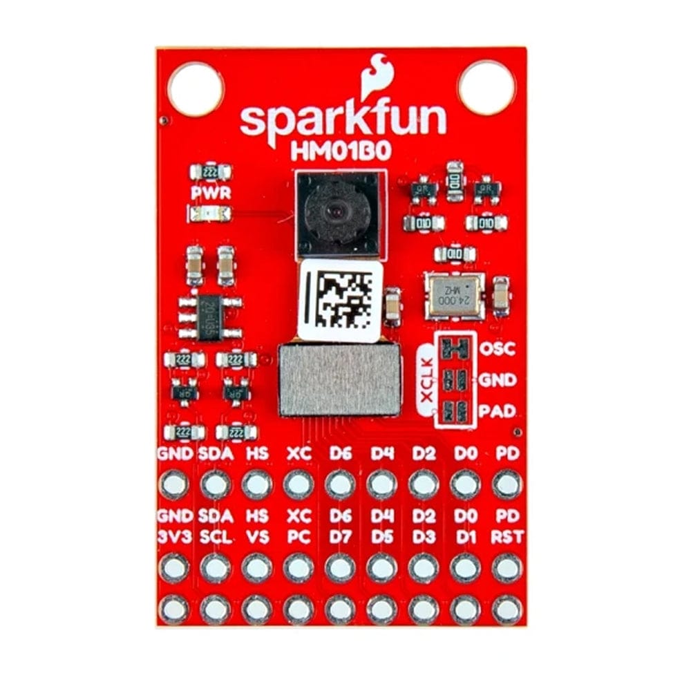 SparkFun Red Vision Camera Board - HM01B0 (Colour) by Sparkfun - The Pi Hut