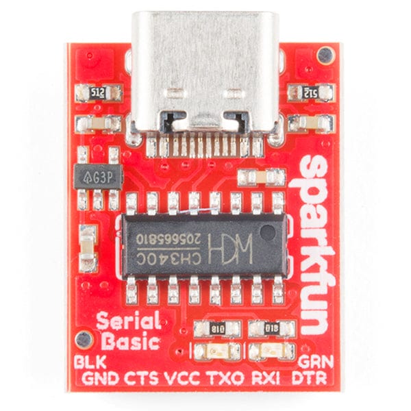 SparkFun Serial Basic Breakout - CH340C and USB-C - The Pi Hut