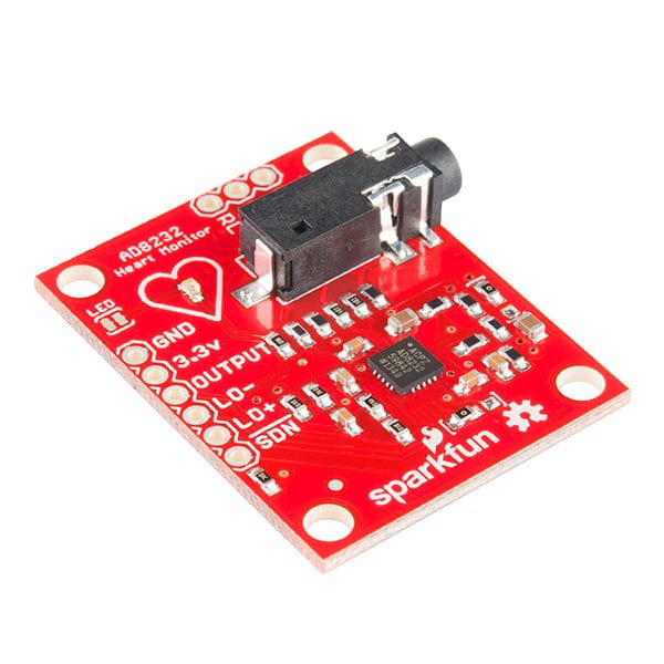 SparkFun Single Lead Heart Rate Monitor - AD8232 - The Pi Hut