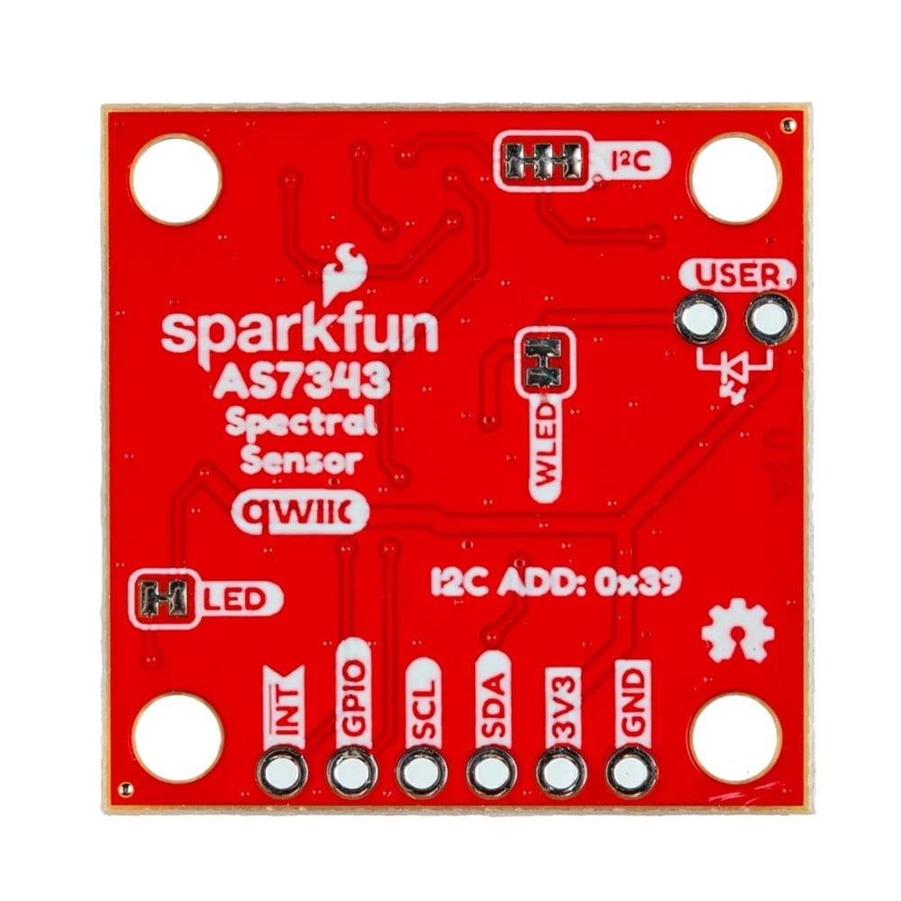 SparkFun Spectral Sensor - AS7343 (Qwiic) by Sparkfun - The Pi Hut