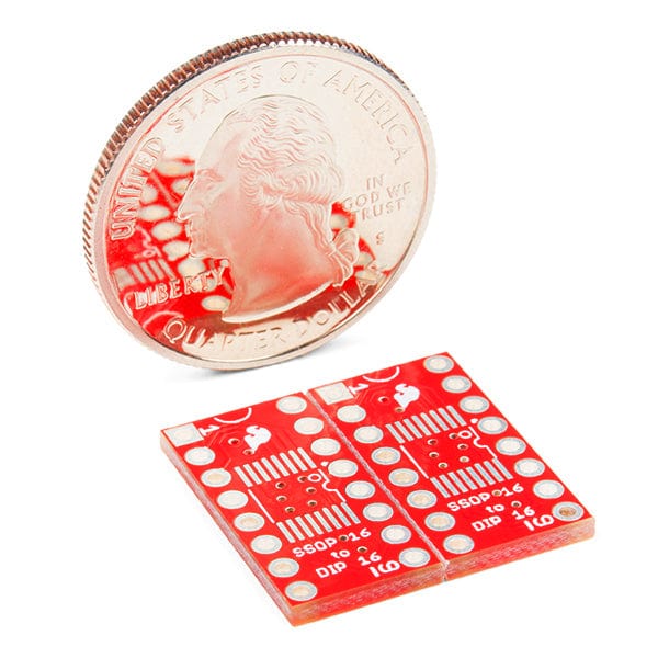 SparkFun SSOP to DIP Adapter - 16-Pin - The Pi Hut