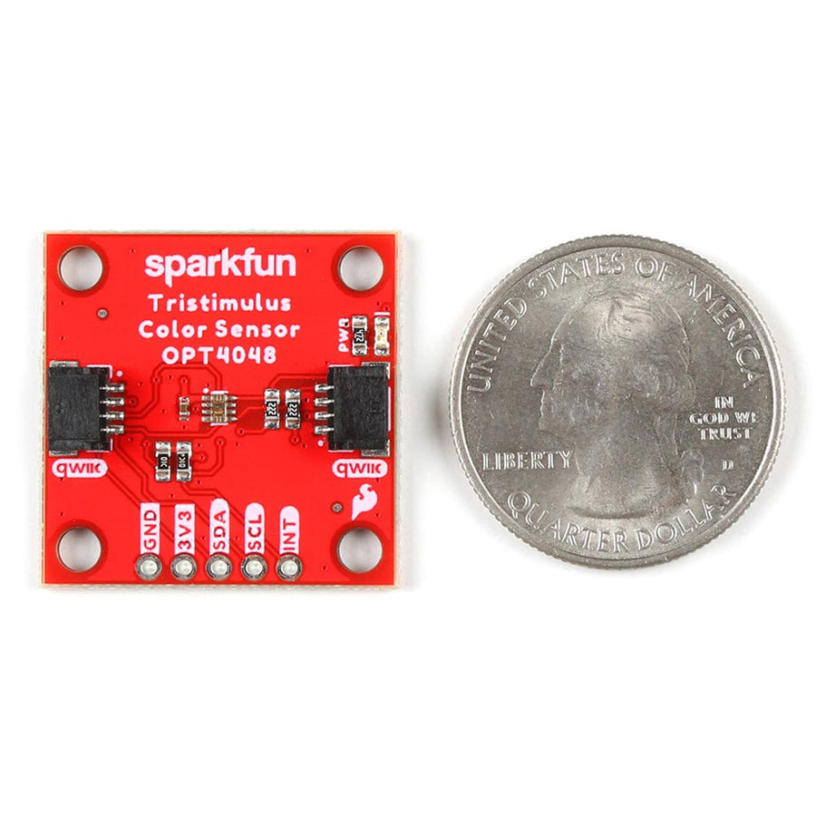 Sparkfun Color Sensor SparkFun Tristimulus Color Sensor - OPT4048DTSR (Qwiic) - The Pi Hut