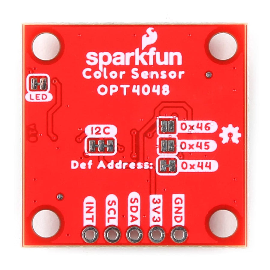 Sparkfun Color Sensor SparkFun Tristimulus Color Sensor - OPT4048DTSR (Qwiic) - The Pi Hut