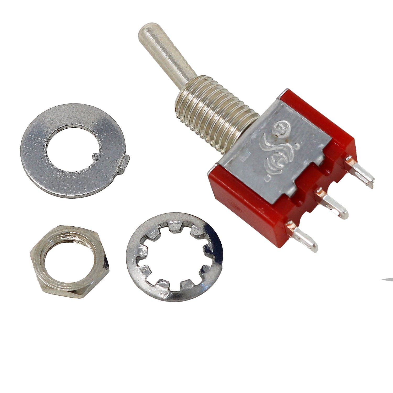 SPDT ON-OFF-ON Latching Miniature Toggle Switch - The Pi Hut