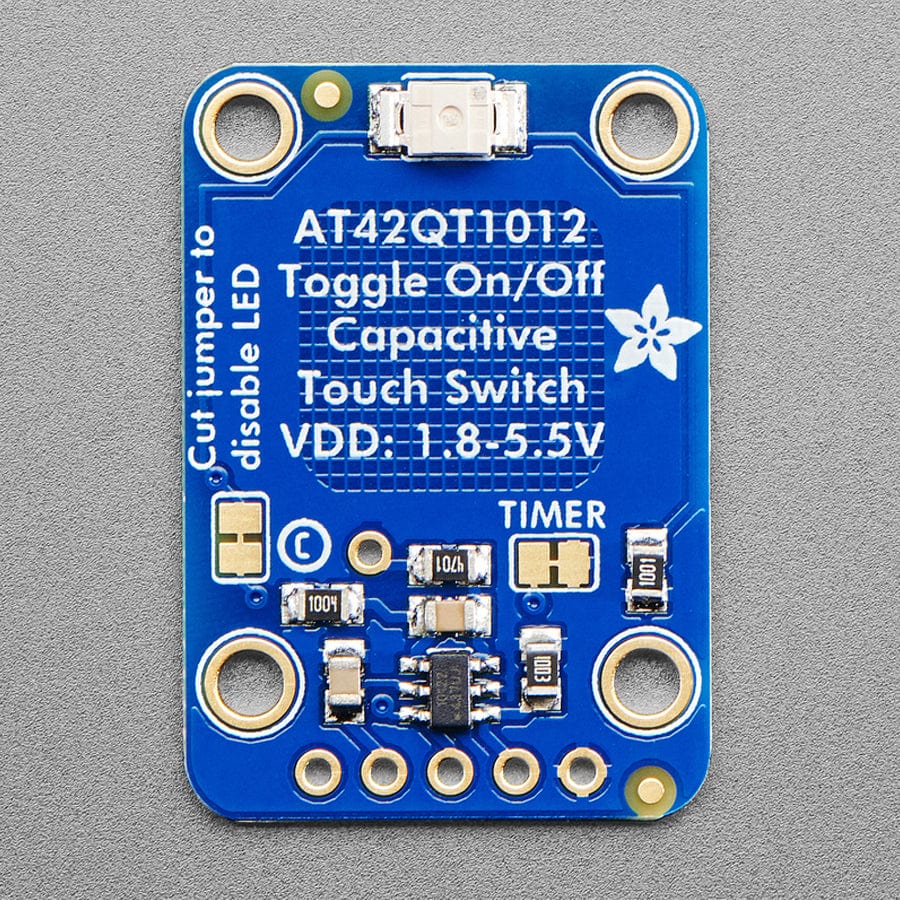 Standalone Toggle Capacitive Touch Sensor Breakout (AT42QT1012)