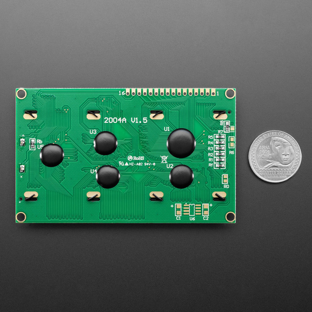Standard LCD 20x4 + extras (white on blue) by Adafruit - The Pi Hut