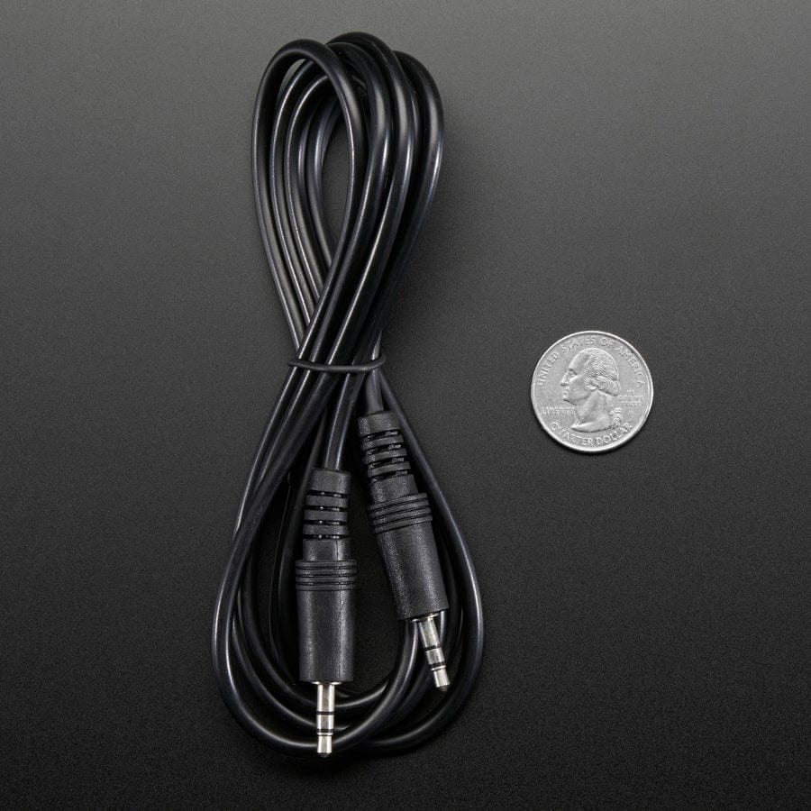 Stereo 3.5mm Plug/Plug Audio Cable - 6 feet