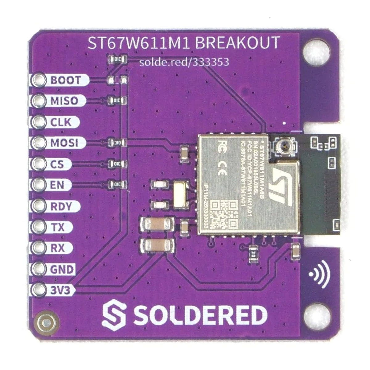 STM67 Wireless Module Breakout by Soldered Electronics - The Pi Hut
