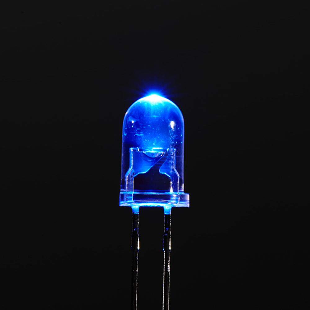 Super Bright Blue 5mm LED (25 pack) by Adafruit - The Pi Hut
