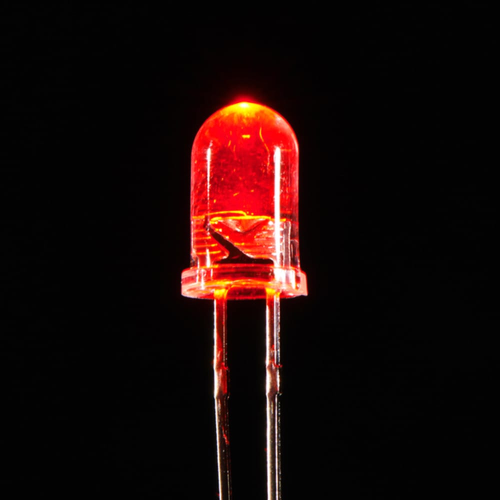 Super Bright Red 5mm LED (25 pack) by Adafruit - The Pi Hut