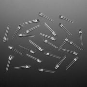 Super Bright Red 5mm LED (25 pack) by Adafruit - The Pi Hut