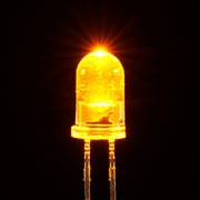 Super Bright Yellow 5mm LED (25 pack) by Adafruit - The Pi Hut