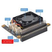 SupTronics X-FAN40 PWM Fan HAT by SupTronics - The Pi Hut