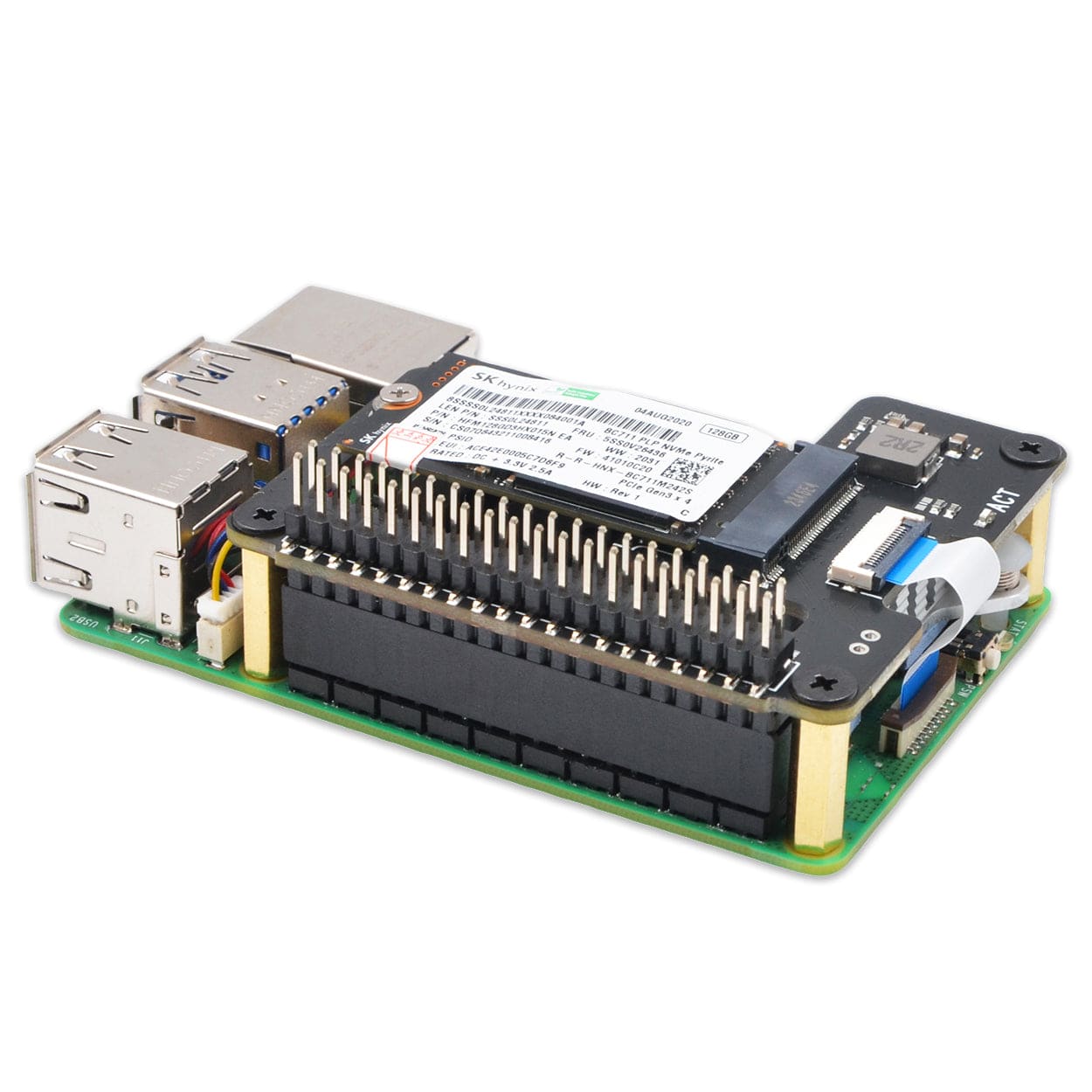 SupTronics X1000 NVMe Add-on for Raspberry Pi 5 by SupTronics - The Pi Hut