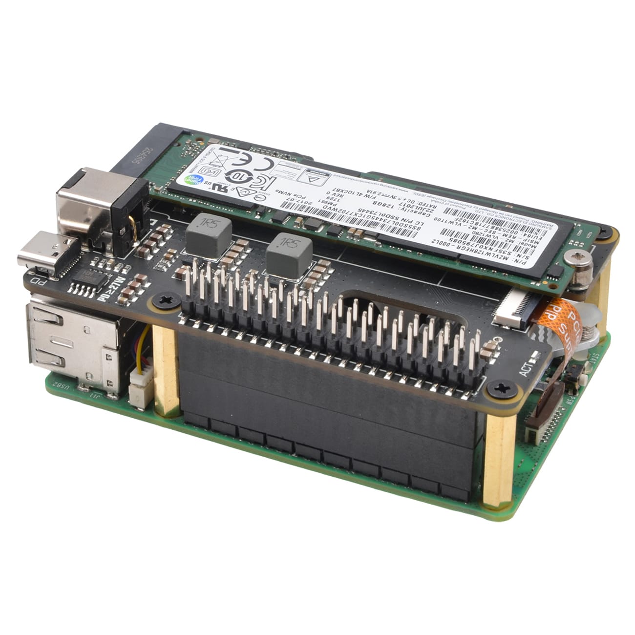 SupTronics X1001-MAX High-Power NVMe Add-on for Raspberry Pi 5 by SupTronics - The Pi Hut