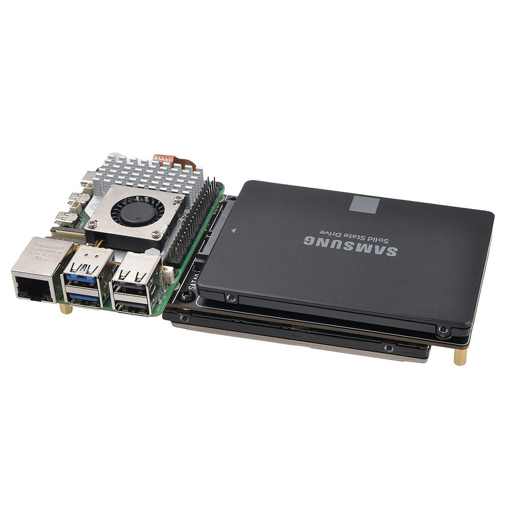 SupTronics X1007 Dual SATA Expansion for Raspberry Pi 5 by SupTronics - The Pi Hut