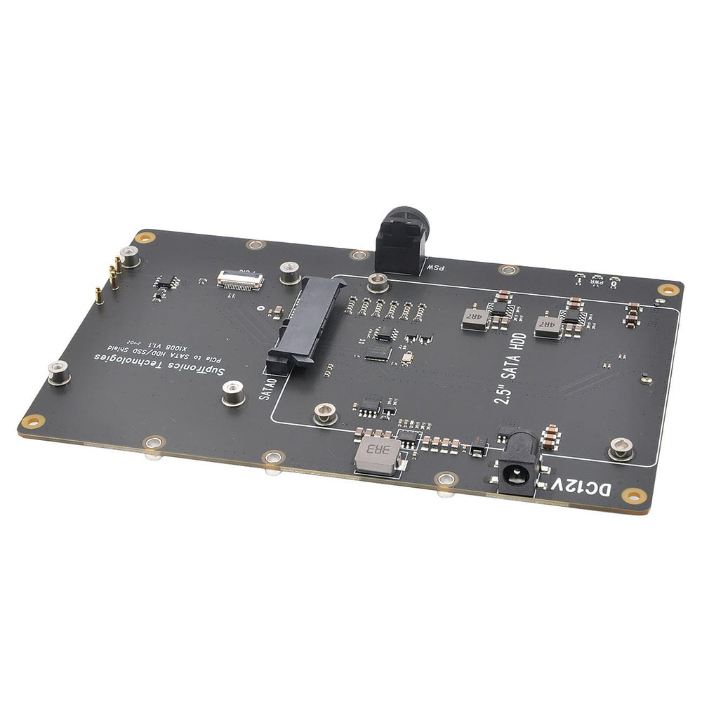SupTronics X1008 3.5" + 2.5" SATA Expansion for Raspberry Pi 5 by SupTronics - The Pi Hut