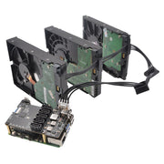 SupTronics X1009 5-Port SATA Add-on for Raspberry Pi 5 by SupTronics - The Pi Hut