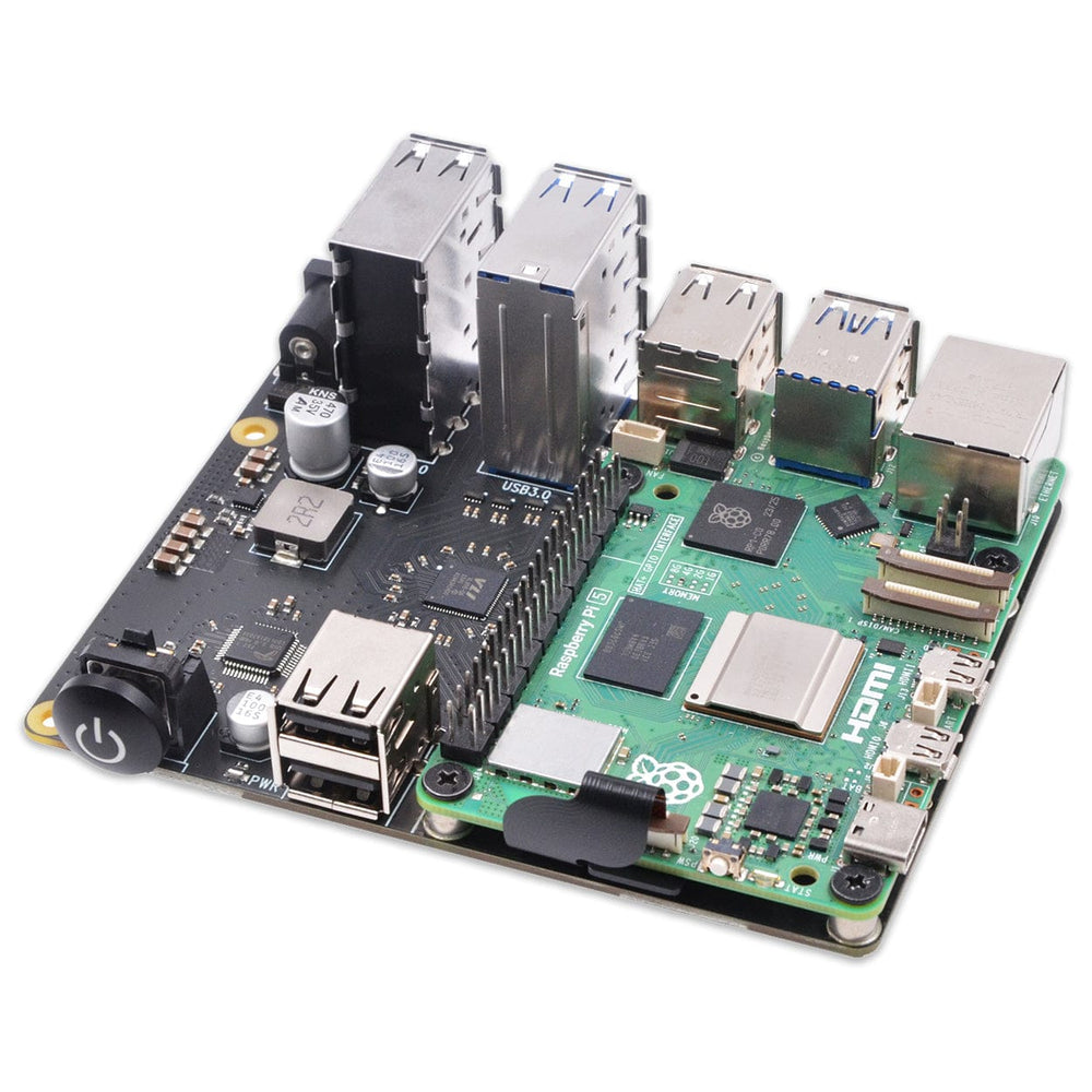 SupTronics X1013 10-Port USB Hub Add-on for Raspberry Pi 5 by SupTronics - The Pi Hut