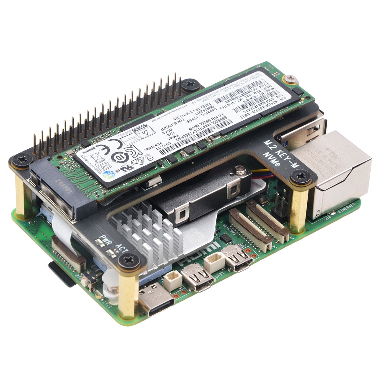 SupTronics X1015 NVMe Add-on for Raspberry Pi 5 by SupTronics - The Pi Hut