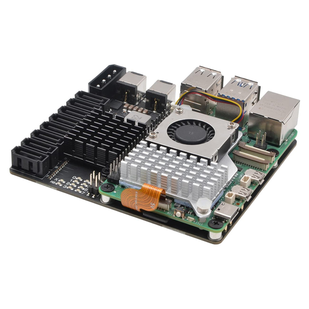 SupTronics X1017 8-Port SATA Expansion Board for Pi 5 by SupTronics - The Pi Hut